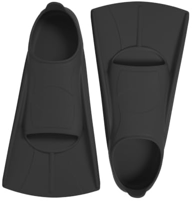 Schwimmflossen Kinder, 100% Silikon Kurzflossen, Flossen Schnorchelflossen Kurz Taucherflossen Kurzschwimmflossen für Training und Lap Schwimmen für Kinder Erwachsene