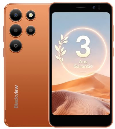 Blackview 5 HD+IPS Wave 2C Moviles Baratos Android 16 Smartphone, 9GB+32GB/1TB, 3000mAh,4G Telefono Movil Triplo Slot per Schede, WiFi 5/3,5mm/FM/OTG,3 Anni Garanzia