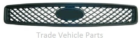 TVP Trade Vehicle Parts.co.uk Compatible With Front Main Radiator Grille Black Ford Fusion 2002-2005