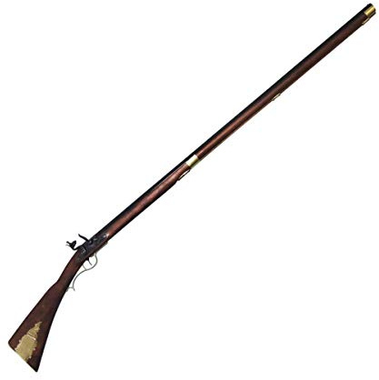 Denix Kentucky Rifle Alamo Replikat 149cm Braun-Gold Zamak & Holz Beidhändig