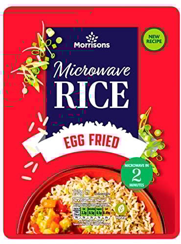 Morrisons Microwave Egg Fried Rice 250G