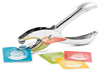 5 Stk. Lochzange Prüfplakettenzange Rundloch 3mm Kerbzange Kontrollzange (5 Lochzangen)