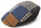 Hanna Hats Donegal Touring Cap (Patchwork), Unikate aus bestem irischem Tweed (medium)