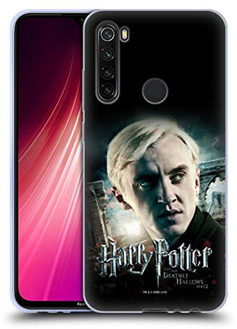 Head Case Designs Offiziell Offizielle Harry Potter Draco Malfoy Deathly Hallows VIII Soft Gel Handyhülle Hülle kompatibel mit Xiaomi Redmi Note 8T