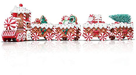 KPCB Weihnachtsfiguren Zug Set Handarbeit Christmas Village Collection