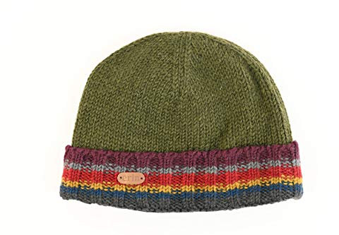 McLaughlin's Irish Shop Irische Strickmütze aus Schurwolle mit Innenfutter