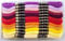 Schöne Premium-Stickgarn aus Baumwolle, je 8 m sortiert, für Kreuzstich, Perlen, Quilten, Handstickerei, 100 Stück (50 x 2 Stück) (sortiert-100)
