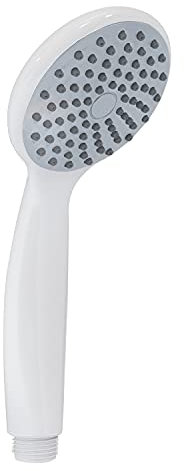 Gedy G-Easy 03, Doccetta per Doccia 1 Getto, Soffione Doccia in ABS con Finitura Bianca, 5 Anni di Garanzia, Design R&S, Filtro Doccia antisabbia Incluso
