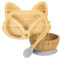 Tiny Dining Kinder Bambusseckung Fox Dinner Set - Grau