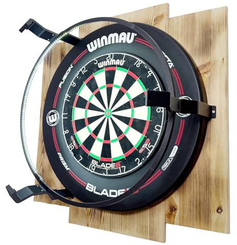 Autodarts Kamerahalter Dartring Beleuchtung Kamerarm kompatibel mit OV9732 OV2710 32x32mm Auto Darts Kameras Zählsystem mit LED für Winmau Steeldart