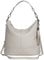 AmbraModa GLX09 - Damen Handtasche Schultertasche Beutel aus Echtleder (Beige)