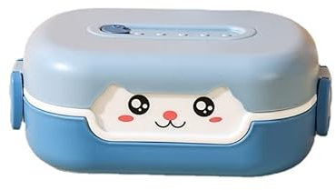 CYee Kawaii Bento Box Fiambrera para adultos, lonchera para gatos Kawaii para niños y niñas, contenedor Kawaii a prueba de fugas, caja bento japonesa suministros de regreso a la escuela, sin BPA,