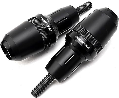Motorrad Sturzschutz Sturzpads für Yamaha TRACER 700 GT 700GT TRACER700 2014–2020 Rahmen Schieber Protektoren Crash Pad (schwarz)