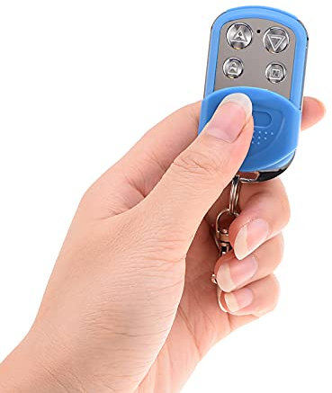 SYH&AQYE Telecomando Universale per Auto 433,92 MHz, Duplicatore di Telecomando RF, Allarme per Auto Duplicatore di Telecomando RF a 4 Canali per Cancello, Garage, Telecomando(Blu)