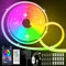 TVLIVE Neon LED Strip 5M,RGB Neon LED Streifen 5M, 24V IP67 Wasserdicht Neon LED Lichtband mit App und Fernbedienung,DIY-Funktion, Musik Sync, Neon Led Leiste für Wohnzimmer, Schlafzimmer, Wand Deko