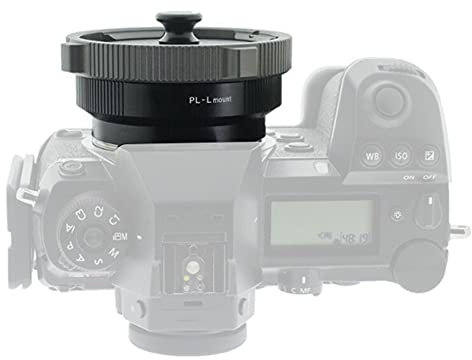 PL-L-Objektivadapterring, Manuelle Fokussierung aus Aluminiumlegierung PL-Mount-Objektiv für S1/S1R/FP/SL/SL2 L-Mount-Kamera