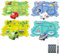 Circuit Voiture Enfant Petites Jouet pour Enfants DIY Piste de Puzzle Itinéraire Jeu éducatif Cadeaux Jeux Enfants 2 3 4 5 6 Ans (4 Thèmes)