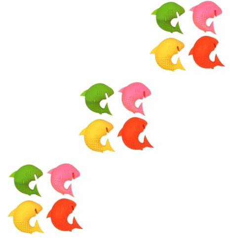 PRETYZOOM 3stücke Shark Teesieb Aus Lebensmittelechtem Silikon Wiederverwendbarer Teefilter Lustiges Haifischdesign Für Lose Einfach Zu Reinigen Für Teeliebhaber Farbe Zufällig