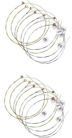 ibasenice 14stücke Teiliges Stahlseiten Für Harfe Musikinstrument Zubehör Hochwertige Ersatzsaiten Für Kinderharfe Langlebig Installieren Exzellente Klangqualität