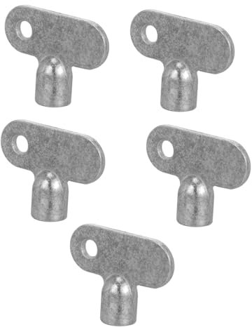 SEWOART 5 Stück Heizkörper Entlüftungsventilschlüssel Sanitärwerkzeug Verstellbar Aus Zinklegierung Für Heizkörper Und Gasventile