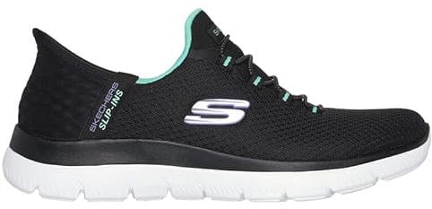 Skechers Mädchen Sport Dynamight Durchbruch-Sneaker, Schwarz BKTQ, 43 EU