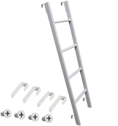 SZITW 45/51/55/59 Metall-Etagenleiter, Ersatz-Einhängeleiter für Betten, 3/4/5 Stufen, Etagenleiter für Wohnmobile, vertikal hohe, seitliche Aufstiegsleiter, gerade Loft-Leiter für Wohnwagen (