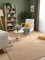 Elle Decoration Rocco - Weicher Flachgewebe Teppich, Maschinen Waschbar, Woll Optik, Langlebig & Nachhaltig, Modern, Skandi Look für Wohnzimmer, Esszimmer, Schlafzimmer, Flur - Karamell, 240x340cm