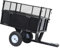 Xichuzi Rimorchio Ribaltabile per Tosaerba da Giardino Carico 150kg Carretto Traino Pedana Attrezzature Trasporto Cargo Carrello Giardinaggio