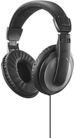 Hama Kopfhörer Shell II, Over-Ear, langes Kabel (2m), Schwarz