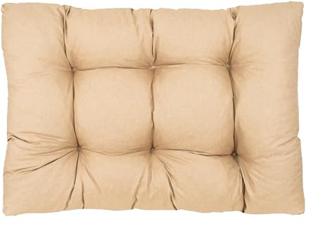 Best Wool Palettenkissen Wetterfest 120 x 80 cm - Sitzkissen für Europaletten Wasserdicht - Palettenpolster, Gefüllt mit Granuliertem Poulirette-Schaum