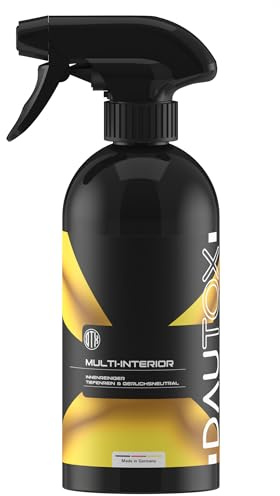 DAUTOX® Multi Interior – Auto-Innenreiniger für Cockpit, Sitze & Polster, entfernt Schmutz & Gerüche, schonend für Kunststoff, Leder & Stoff, Profi Tiefenreinigung gegen Flecken & Nikotin (500 ml)