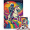 Quizspiel Astronaut reitet Einhorn 2000-teilige Puzzles für Teenager 70x100cm Angebot als Geschenk für die ganze Familie für ab 14 Jahren