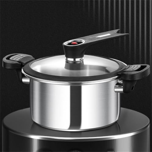Risveglio 3.5L Small for Vacuum Pressure Cooking Pot for Stainless Steel Non- Multi-Functional Stew Steamer Open for Flame Use