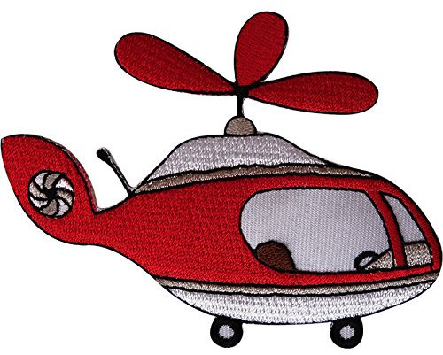 Hubschrauber Patch Bestickt Badge Stickerei Bügeln Sew auf Jacke T Shirt Jeans
