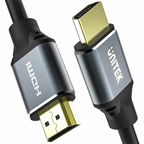 UNITEK HDMI 2.1 Kabel 1,5M 8K, Ultra High Speed HDMI ruckelfreies 8K@60Hz, 4K@120Hz, Dynamische HDR 10 +, Dolby Vision, eARC, für OLED TV, Gaming, Xbox Series X, PS5, Aluminium Steckern, Flexible
