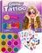 Purple Ladybug Glitzer Tattoo Set Kinder - Geschenke für Mädchen - Temporäre Tattoos für Kinder - Geschenk für Mädchen 6-12 Jahre - Kindertattoos Hautfreundlich - Geschenke ab 8-10