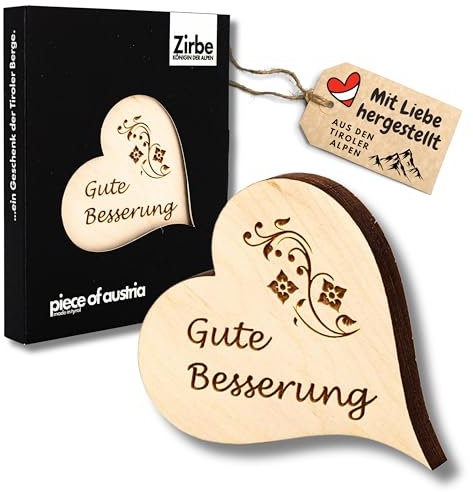 sagl.tirol Zirbenherz Mini Gute Besserung