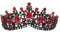 Lurrose Braut Barock Vintage Roten Kristall Strass Kronen Kopfbedeckung Braut Hochzeit Haarschmuck Schmuck Braut Diademe Prinzessin Königin Kronen