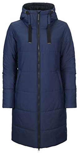 ELKLINE Damen Steppmantel Comfort Vegan 2019057, Farbe:blueshadow, Größe:46