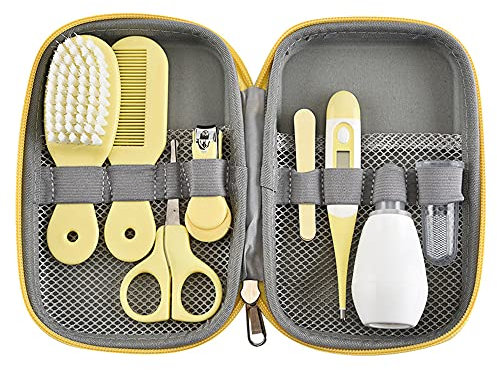Trousse de Soin Bébé, RoseFlower 8 pièces Professionnel Kit de Soin Bébé Puériculture Baby Naissance Set - Kit de Toilettage pour Bébé Articles Essentiels de Soins pour Nouveau-nés, Nourrissons #3