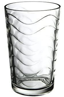 Vidrios de Levante Vaso Cristal Agua 230ml Olas (6 Unidades)