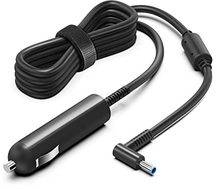 TAIFU 45W Caricabatterie Auto per HP 14 14s Notebook Pavilion X360 Stream 11 13 14 ProBook 400 600 Serie EliteBook 700 800 1000 Envy Probook Chromebook Laptop DC Car Alimentatore Caricatore Adattatore