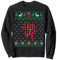 Weihnachtsbaum-Lichterdekoration zum Angeln, Weihnachtspullover Sweatshirt