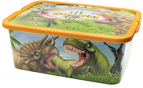Stor Dinosaurs Storage Click Box with Attractive Designs,13 Litres