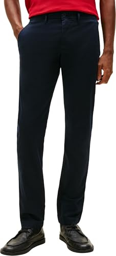Tommy Hilfiger Men’s Core Bleecker 1985 Pima Cotton Chinos, Blue (Desert Sky), 36W/32L