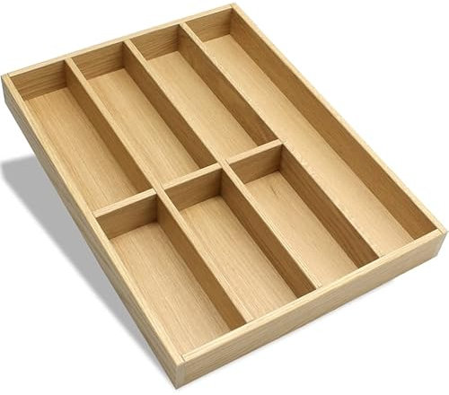 Besteckeinsatz EICHE 45er Schubl. B 374 x T 472 mm passend für BLUM Legra 16 mm Schubladen
