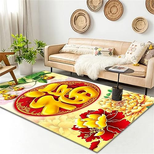 RUGMRZ Zimmer Dekoration Einfache dreidimensionale Malerei von Wohnzimmer und Schlafzimmer Kinderteppiche Jungs Mehrfarbig kitchen carpet waschbare teppich zimmer dekoration mädchen deko zimmer teenag