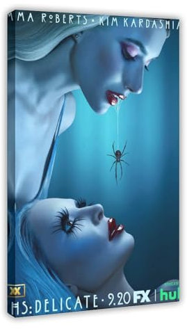 ZOLULA Filmposter American Horror Story Staffel 12, Leinwand-Poster, Wandkunst, Dekor, Bild, Gemälde für Wohnzimmer, Schlafzimmer, Dekoration, Rahmenstil, 60 x 90 cm