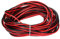 QUARKZMAN Cable Paralelo de PVC de 16 Calibre y 2 Conductor, Longitud de 32.8 Pies, Diámetro de 0.12 Pulgadas, Rojo Negro, Cable Flexible de 16 Awg para Extensión de Cable Led RGB