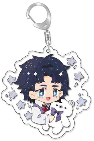 acsewater Schlüsselanhänger Anime JoJo's Bizarre Adventure Schlüsselanhänger Auto Schlüsselanhänger Cartoon Anhänger Charm Dekoration für Männer Frauen Anime Fan Geschenke